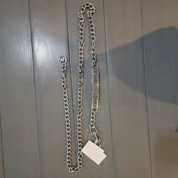 Michael Michael Kors 556220C Women\'s Silver Stainless Steel Chain Belt main image 7